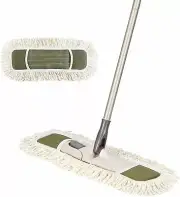 Eyliden Flat mop Microfiber Dust Mop Telescopic Handle Home Hardwood Floor Tile