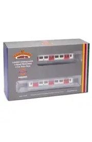 BACHMANN 'OO' GAUGE 35-990/995A/997 4-CAR LONDON UNDERGROUND S STOCK TRAIN PACK