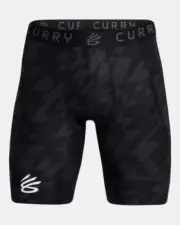 Under Armour Mens X-Large Curry Heat Gear Compression Printed Shorts 1379829 NEW