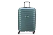 Delsey Shadow 75cm Expandable Large Luggage - Green