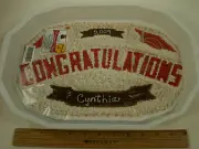 Pantastic Pan "Congratulations" Baking Form- Make Cakes, Jellos at Home! USA!