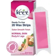Full Body Waxing Strips Kit 20 Strips Nomal Dry Sensitive Skin FREESHIP WORLD