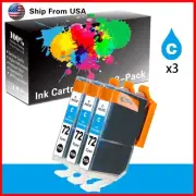 3PK PGI 72 PGI72 Cyan Ink Cartridge Fit For PIXMA PRO-10S Printer