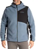 Klim Teton Crest, zip hoodie , color: Light Blue/Black , size: M