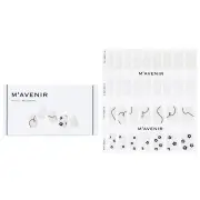 Mavenir Nail Sticker (White) - # Mellow Nail 32pcs