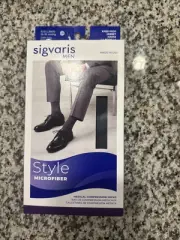 Sigvaris Men Microfiber Medical Compression Size LS Knee High 20-30 mmHg 1 Pair