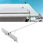 Roof Snow Wiper With Two Wheels Snow Pusher Extra-long Handle Snow Push Roof Sno