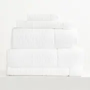 Renee Taylor Cambridge Textured 5 Piece Snow Towel Pack