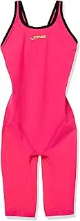 [Finis] Women's Grey Technical Racing Kneeskin, Keyhole Back, UV Protection