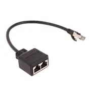 Ethernet Splitter RJ45 1 Male to 2 Female LAN Ethernet Cable Splitter Cable