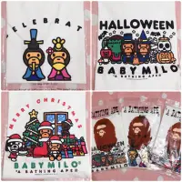 在飛比找蝦皮購物優惠-🐵BAPE🐵猿人 APE baby milo tee 女生短