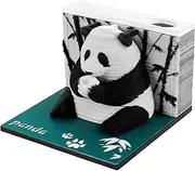 3D Memo Calendar Creative Panda Memo Pad Tear-Away 3D Art Memo DIY 3D Memo Pad Paper Carving Art for Home Office Desktop Decoration Gift