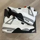 Size 6.5Y - BRAND NEW Jordan 4 Retro White Cement (2025) (GS) IB4171-100