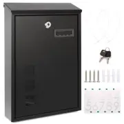 Wall Mount Mailboxes for Outside, Large Locking Mailbox with Three Sets 0-9 M...