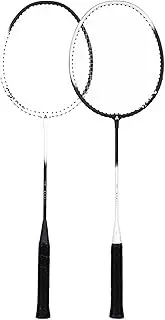 SZYDD Professional Badminton Racket Shuttlecock Racket Sport Set for Kids Player Indoor Outdoor Sports Easy to Use Carbon Durable Badminton Racket 1 Pair