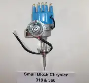 CHRYSLER Small Block 318-360 BLUE SMALL CAP HEI Distributor Ready-to-Run