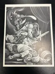 Conan God in the Bowl Print Artwork Billy Graham 1985 ( 11" x 14" ) Free Ship!