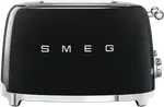 Smeg 50s Style 4 Slot Toaster - Black
