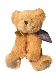Russ Berrie Shining Stars 10" Blue Bear Plush With Sealed Code