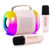 Karaoke Machine for Kids and Adults, Portable Bluetooth Speaker with 2 9462