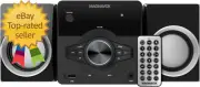 MM442 3-Piece Top Loading CD Shelf System with Digital PLL FM Stereo Radio Bluet