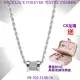 【CHARRIOL 夏利豪】Necklace項鍊系列 Forever永恆波浪銀色吊墜款-加雙重贈品 C6(08-101-1139-15)