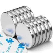 Grtard 8 Pack Super Strong Neodymium Disc Magnets, Magnets Double-Sided Adhesive