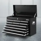 Premium 10-Drawer Tool Box Chest Cabinet Garage Storage Toolbox Steel Black