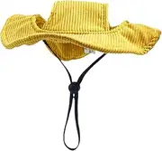 Dog Sun Hat - Soft Comfortable Adjustable Pet Fisherman Hat with Ear Holes | Adorable SunProtection Dog Beach Cap with Round Brim for Outdoor Activities Outings Walking Hiking Pet Sports Events