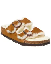 Birkenstock Arizona BS Suede & Shearling Sandal