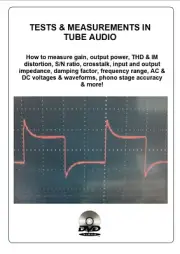 "Tests & measurements in tube audio" DVD set for amplifier phono stage preamp