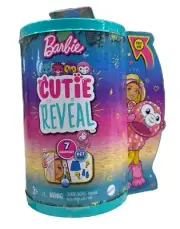 Barbie Cutie Reveal Chelsea Small Doll, Jungle Series Monkey Plush Costume