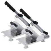 NNEAGS 2X Manual Frozen Meat Slicer Handle Meat Cutting Machine 18/10 Grade Stai