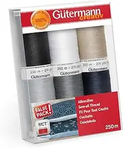 [Gütermann] creativ 734000-1 All Sewing Thread Kit 250m x 6 Spools Multi 734000-6 81x113x28mm