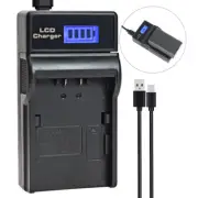 LCD Battery Charger For Panasonic PV-BP8 PV-DBP8 PV-DBP8A PV-DBP9A AG-B15 AG-B25