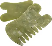 Portable Jade Stone Gua Sha Board Natural Stone Facial Scraper Essential Tool for Gua Sha Massage for