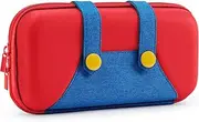 PALPOW Switch Case Compatible with Switch and Switch OLED, Cute Portable Case for Switch with 10 Game Holders - Red