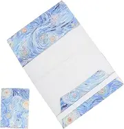 GARIOUANS Stylish Hand Made Book Cover Cloth Book Protector Ornamental Book Sleeve for Books Elegant for Book Lovers Convenient and Protective Design
