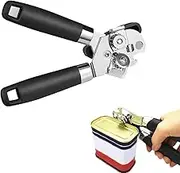Manual Can Opener - Hand Can Opener Heavy Duty,Easy Turn Knob, Multifunctional Kitchen Tool, Kitchen Gadgets for Home Restaurant Outdoor BBQ, Ergonomic Handle