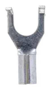 Jandorf 60887 Tin-Plated Copper #10 Stud Flange Spade Terminal 16 to 14 AWG