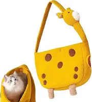 Giraffe Pet Carrier | Puppy Out Bag - Giraffe Shape Dog Carrier Cat Carrier Pet Carrier Dog Purse, Portable Tote Bag Carrier for Small to Medium Cats
