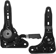 Veemoon Chair Angle Adjuster Metal Multi-Angle Regulator Gaming Chair Replacement Parts Office Chair Tuner Accessories Chair High Back Swivel Racing Seat Angle Adjuster 180 Degree Chair Part (Black)