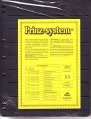 10 Prinz System 8 strip double sided Pages stock sheet