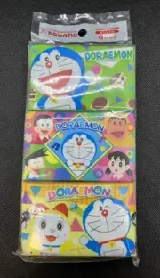 Doraemon Pocket Tissues - 6 Pack Made in Japan