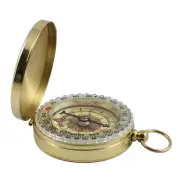 Pocket Brass Watch Style Military Army Luminous Compass Outdoor Camping Hiking t
