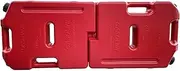 Petrol Cans Spliceable 10L Liter Split-Joint Jerrycan Gasoline Diesel Fuel Tank Can Pack for Off-Road Spare Oil Container Canister Fuel Can(2 Red no Lock)