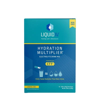 Hydration Multiplier Drink Mix - Lemon Lime (15 Stick Packs)