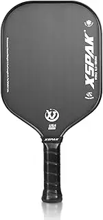 XS XSPAK Carbon Fiber Pickleball Paddle - Tournament Edition - World Champion Surface Technology Options Pickleball Racket - USAPA Polypropylene Honeycomb Paddle with Cushion Comfort Grip