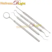 Wdl Dental Tartar Calculus Plaque Remover Tooth Scraper Mirror And Scaler Set