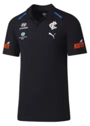 Carlton Blues PUMA AFL Mens Team Polo | Navy by Sporting House